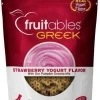 Fruitables Greek Strawberry Yogurt Crunchy Dog Treats - 12 oz Pouch