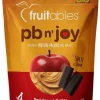 Fruitables PB n' Joy Peanut Butter & Apple Bar Soft and Chewy Dog Treats - 6 oz Pouch