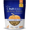Fruitables Skinny Mini Pumpkin & Berry Soft and Chewy Dog Treats - 12 oz Pouch