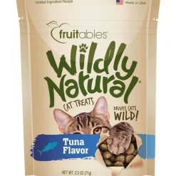 Fruitables Wildly Natural Tuna Crunchy Cat Treats - 2.5 oz Bag