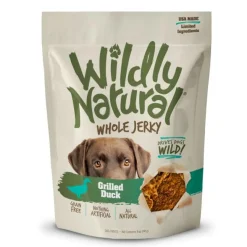 Fruitables Wildly Natural Grilled Duck Strips Dog Jerky Treats - 5 oz Pouch