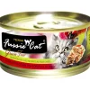 Fussie Cat Premium Tuna with Ocean Fish Canned Cat Food - 24/5.5 oz Cans - Case of 1