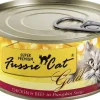 Fussie Cat SP Chicken & Beef Formula in Pumpkin Soup Canned Cat Food - 24/2.82 oz Cans - Case of 1
