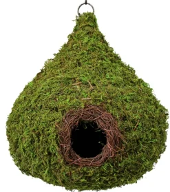 Galapagos Raindrop Woven Birdhouse - Fresh Green - 10 in X 13 in