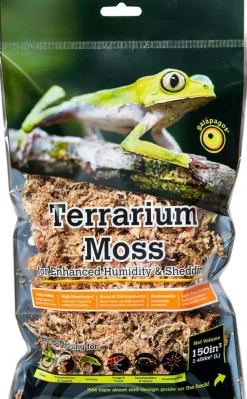 Galapagos 5-Star Terrarium Sphagnum Moss Substrate Gold - 2.6 qt - Mini