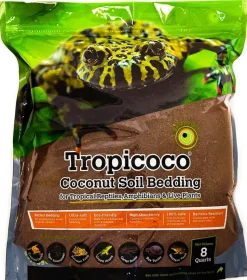 Galapagos Tropicoco Coconut Soil Bedding Substrate Pouch - Brown - 8 qt
