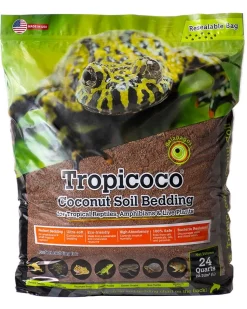Galapagos Tropicoco Coconut Soil Bedding Substrate Bulk - Brown - 2.8Cf