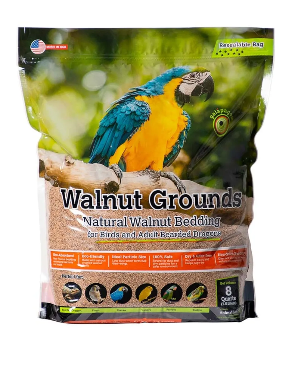 Galapagos Walnut Grounds Bedding Natural - 8 qt
