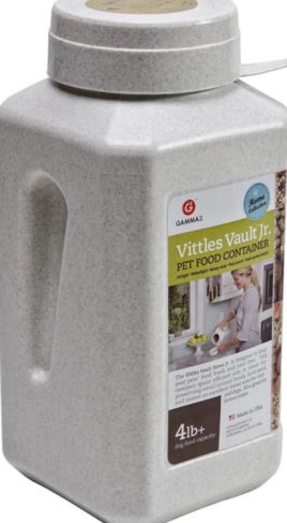 Gamma Vitties Vault Junior Pet Food Storage Container - 5-8 Lbs Capacity