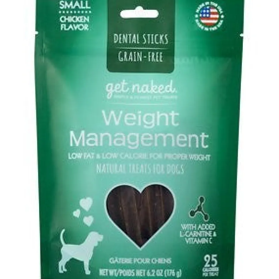 Get Naked Grain-Free Dog Chewy Stick Weight Management - Small - 6.2 Oz