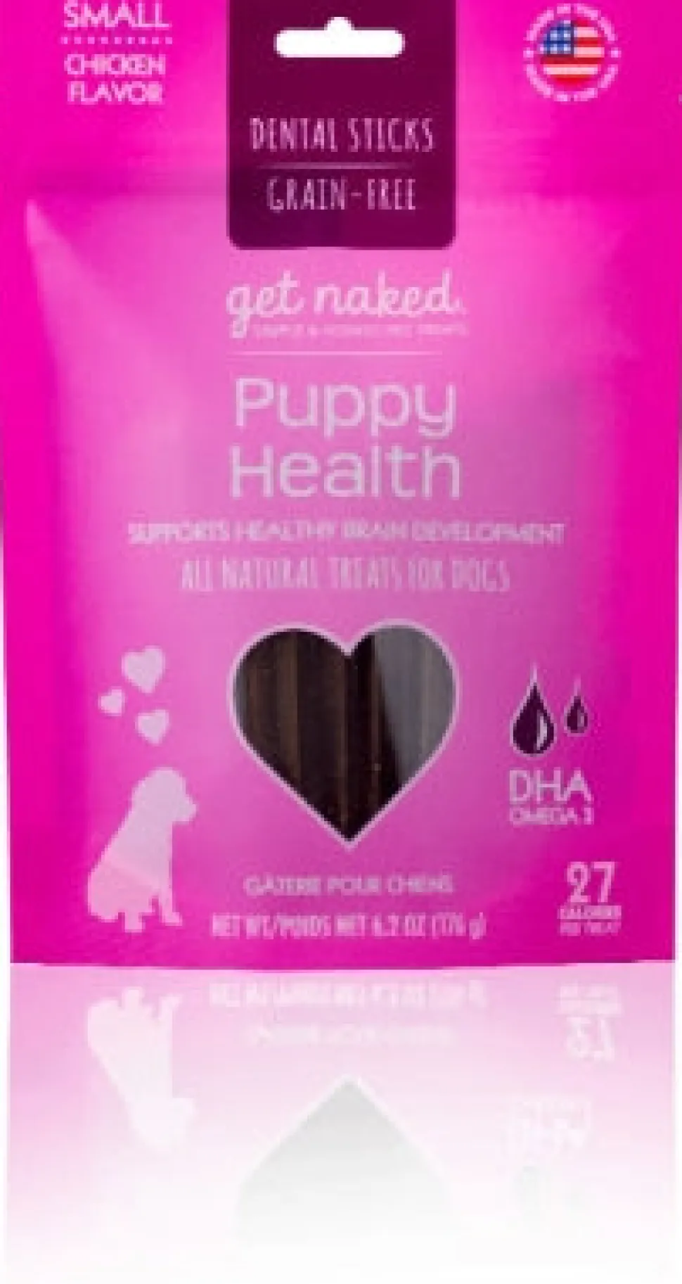 Get Naked Grain-Free Dog Chewy Stick Puppy - Small - 6.2 Oz