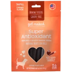 Get Naked Grain-Free Dog Chewy Stick Antioxidants - Small 6.2 Oz