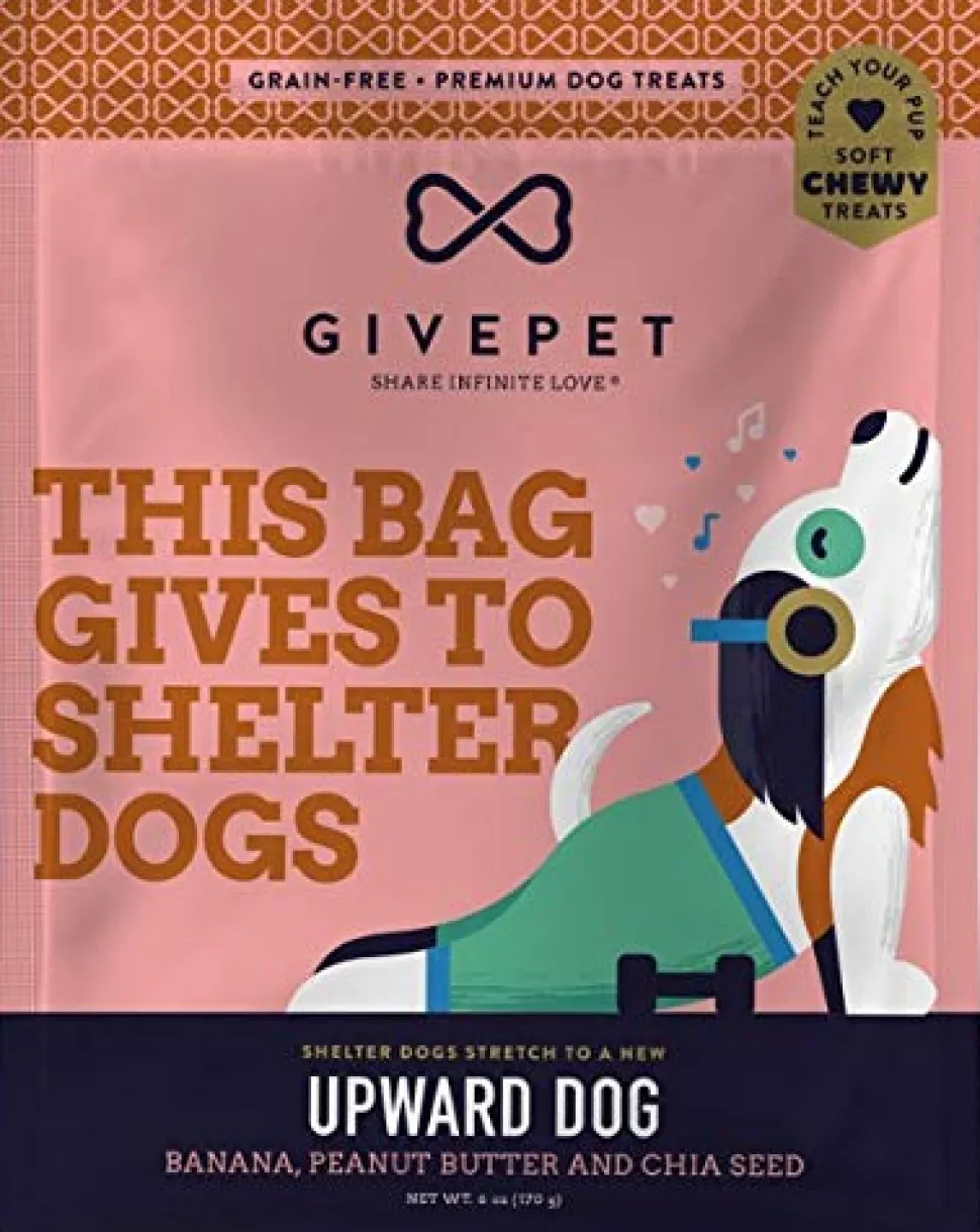 GivePet Dog Treats Grain-Free Upward Dog - 6 Oz