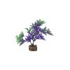 Glofish Multi-Color Plastic Aquarium Plant - Purple and Green - Small
