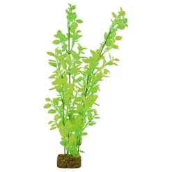 Glofish Plastic Aquarium Plant - Green and Yellow - Extra Large
