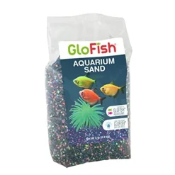 Glofish Sand With Highlights Freshwater Gravel - Black - 5 Lbs - 6 Pack