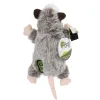 GoDog Flatz Opossom Squeak and Plush Dog Toy - Large