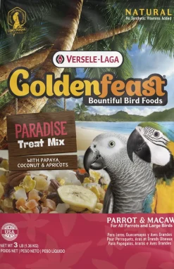 Goldenfeast Paradise Treat Mix Parrot Bird Food - 3 Lbs