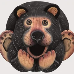 Gord-O Black Bear Wild Bird House - Black - 8.4 X 5.7 X 6.6 In