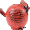 Gord-O Cardinal Bird Wild Bird House - Red/Black - 8.8 X 5.9 X 7.2 In