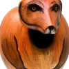 Gord-O Red Fox Bird House - Red/Brown