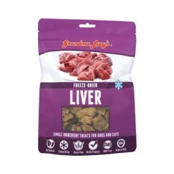 Grandma Lucy's Liver Freeze-Dried Dog Treats - 2.5 oz Bag
