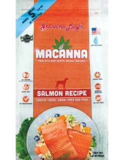 Grandma Lucy's Macanna Grain-Free Salmon Freeze-Dried Dog Food - 3 lb Bag