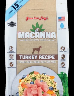 Grandma Lucy's Macanna Grain-Free Turkey Freeze-Dried Dog Food - 3 lb Bag