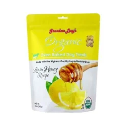 Grandma Lucy's Organic Lemon & Honey Baked Dog Treats - 14 oz Bag