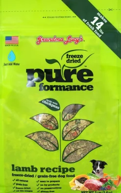 Grandma Lucy's PureFormance Grain-Free Lamb Freeze-Dried Dog Food - 3 lb Bag