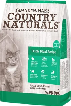 Grandma Mae's Country Naturals Cat Duck Meal - 6 lbs