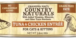 Grandma Mae's Country Naturals Cat Pate Grain-Free Chicken Tuna - 2.8 Oz - Case of 24
