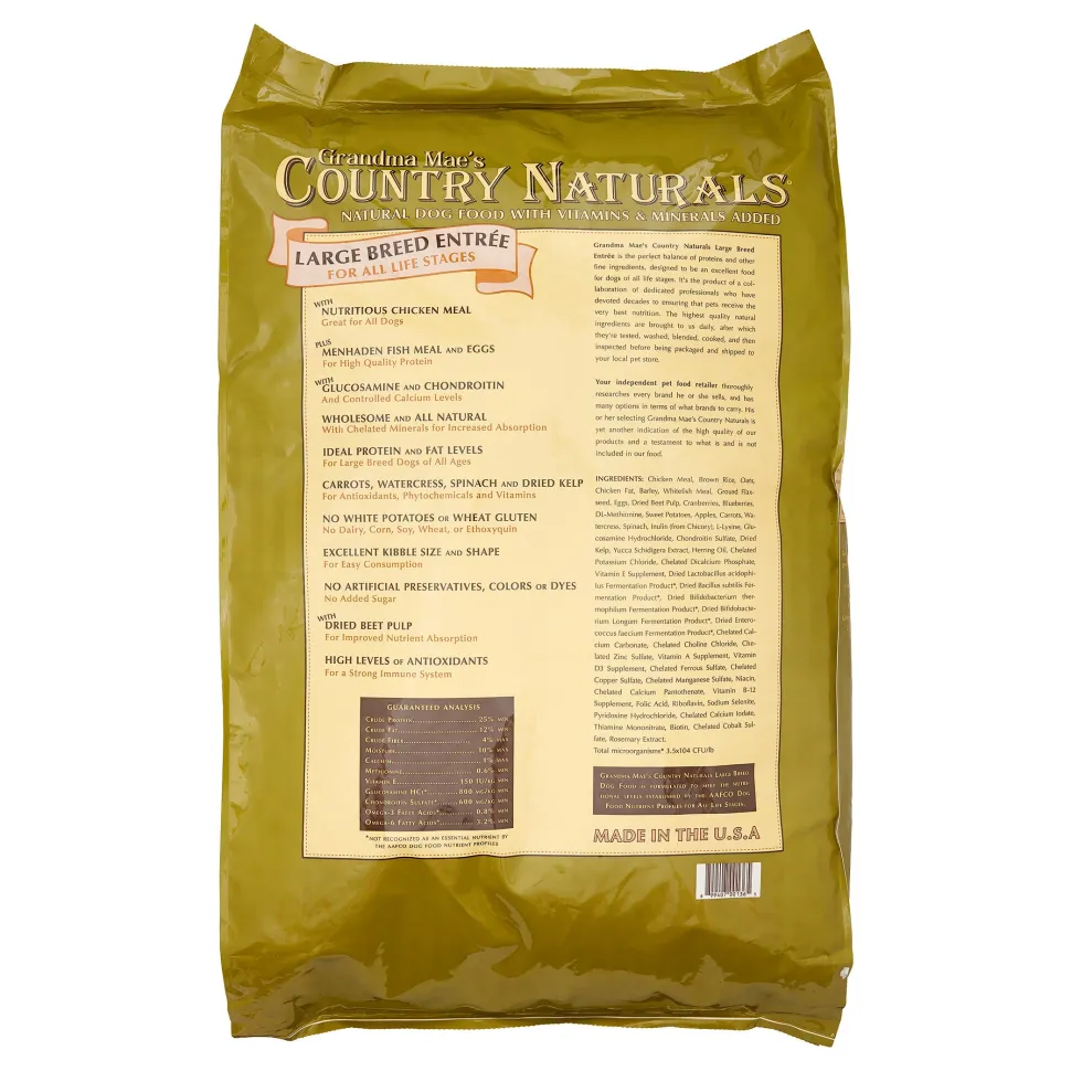Grandma Mae's Country Naturals Dog Large Breed - 32 lbs