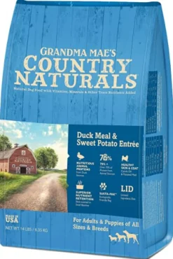 Grandma Mae's Country Naturals Dog Duck Meal Sweet Potato - 14 lbs
