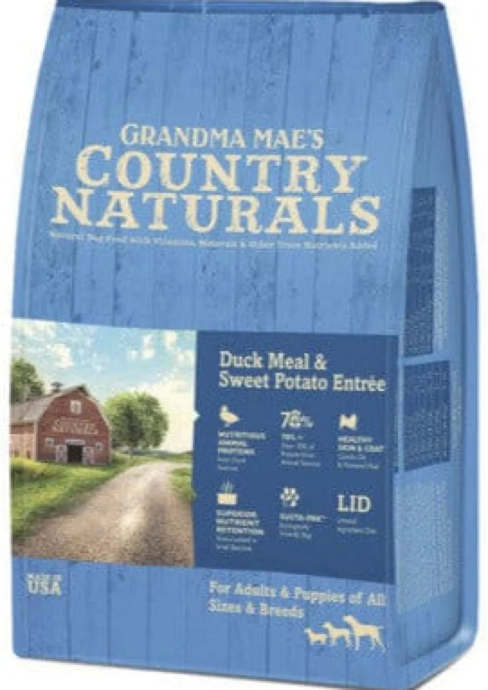Grandma Mae's Country Naturals Dog Duck Meal Sweet Potato - 4 lbs