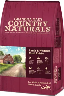 Grandma Mae's Country Naturals Dog Lamb Whitefish Meal - 14 lbs