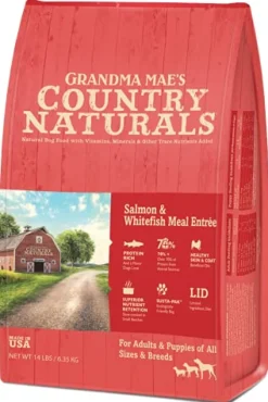 Grandma Mae's Country Naturals Dog Salmon Whitefish Meal - 25 lbs
