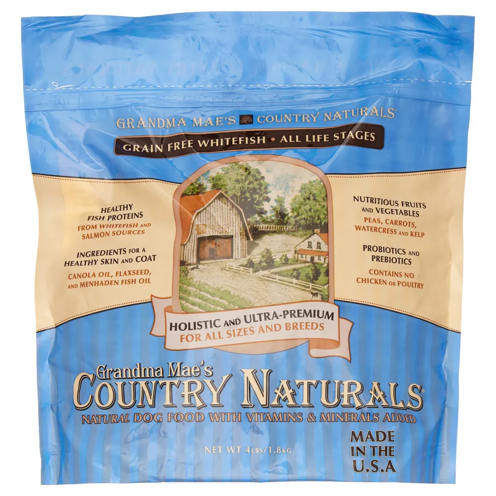Grandma Mae's Country Naturals Dog Grain-Free Whitefish - 4 lbs
