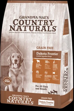 Grandma Mae's Country Naturals Limited Ingredient Diet Grain-Free Buffalo Recipe Dry Dog Food - 22 Lbs