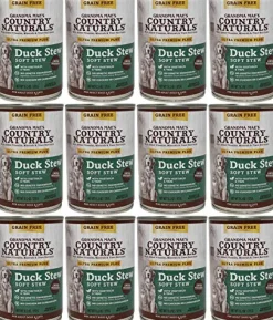 Grandma Mae's Country Naturals Dog Ultra Grain-Free Duck -13.2 Oz - Case of 12