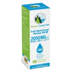 Green Coast Pet 2000mg Full Spectrum Tincture CBD Dog Supplement - 1 Oz