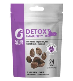 Green Gruff Detox Immunity Dog Supplements - 24 Count