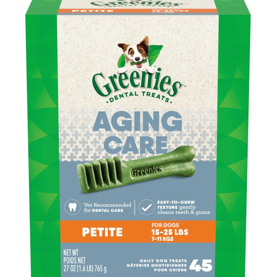 Greenies Aging Care Crunchy Dog Treats - 27 Oz - Petite