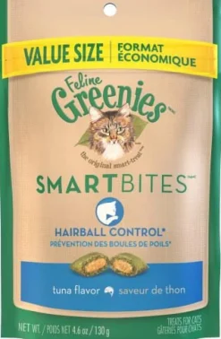 Greenies Feline SmartBites Indoor Healthy Tuna Dental Cat Treats - 2.1 oz