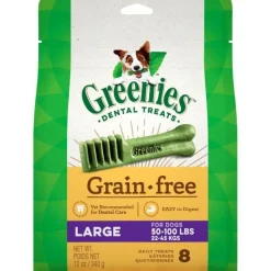 Greenies Grain Free Large Treat Pack Dental Dog Treats - 12 oz