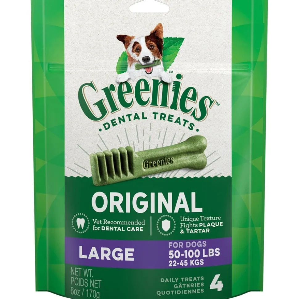 Greenies Large Mini Treat Pack Dental Dog Treats - 6 oz - 4 Count