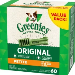 Greenies Petite Value Tub Treat Pack Dental Dog Treats - 36 oz - 60 Count