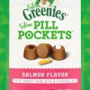 Greenies Pill Pockets for Cats Salmon Treats - 1.6 oz - 45 Count