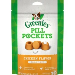 Greenies Pill Pockets for Dogs Chicken Tablet - 3.2 oz - 30 Count