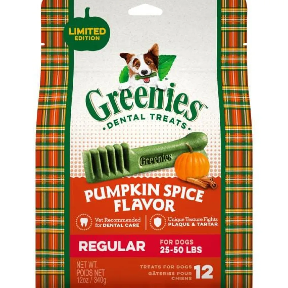 Greenies Pumpkin Spice Dental Dog Chews - Teenie - 3 Oz
